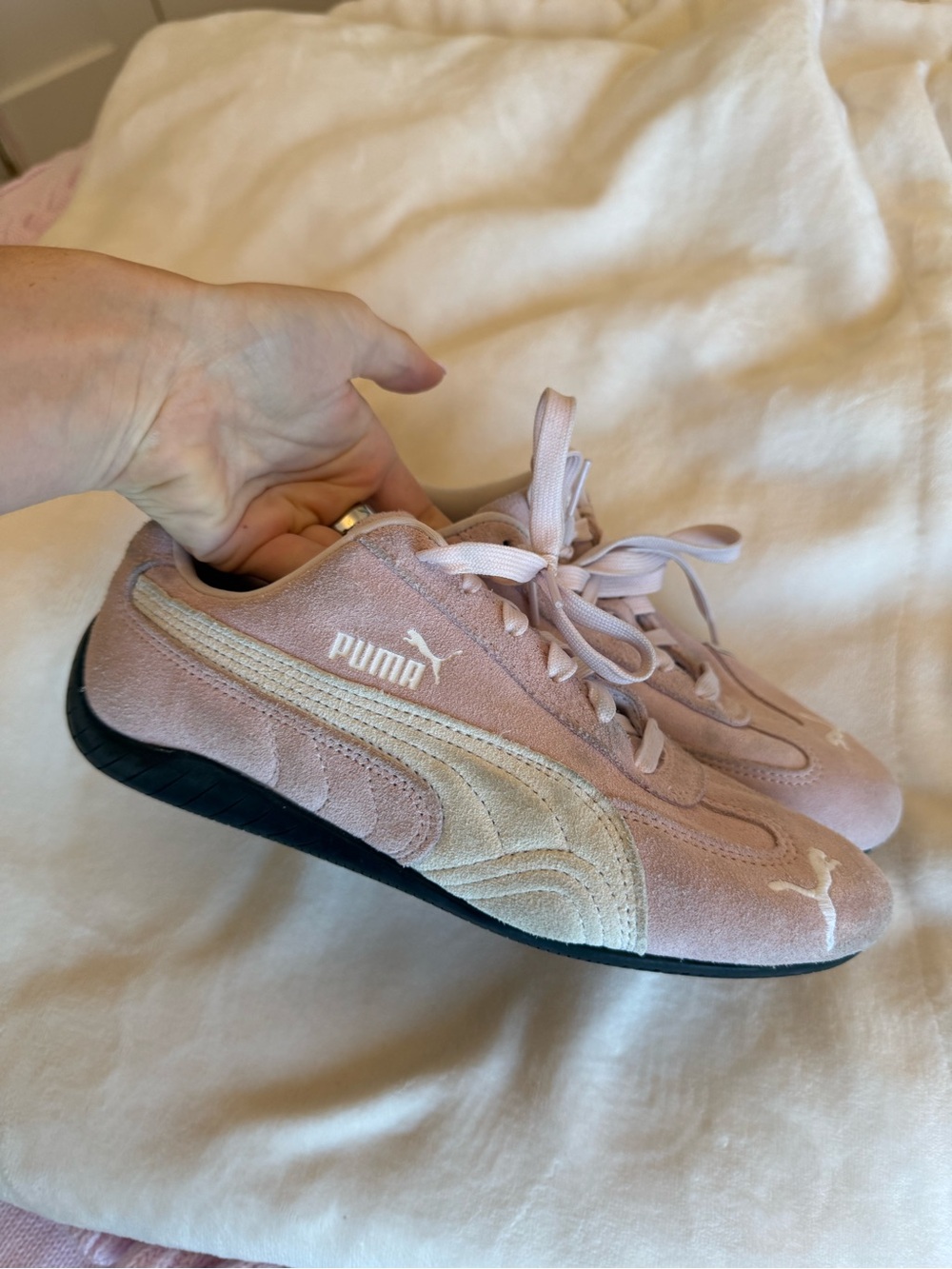 Light Pink Puma Sneakers